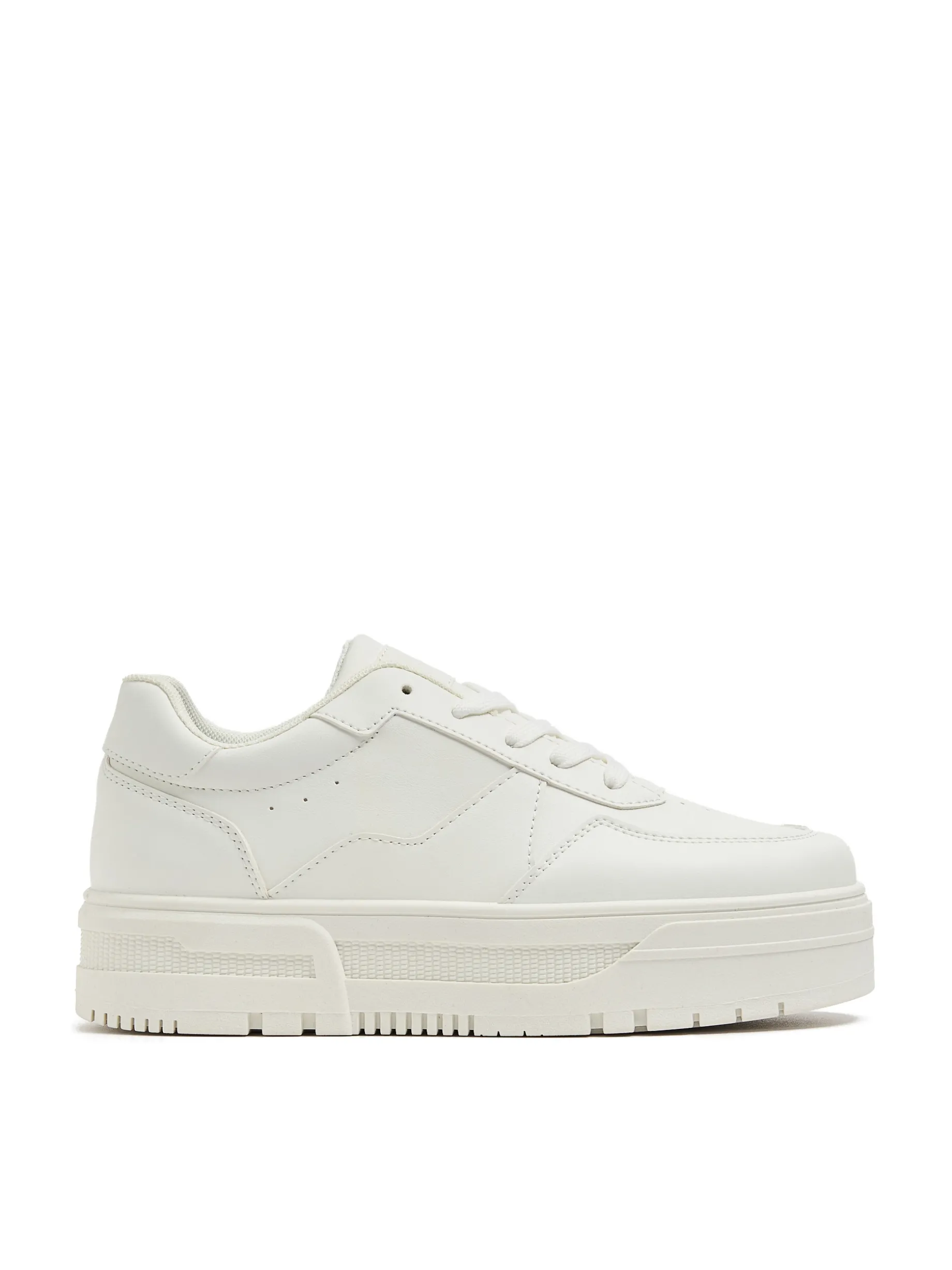 Lekkie białe sneakersy