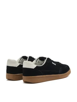 Lekkie czarne sneakersy