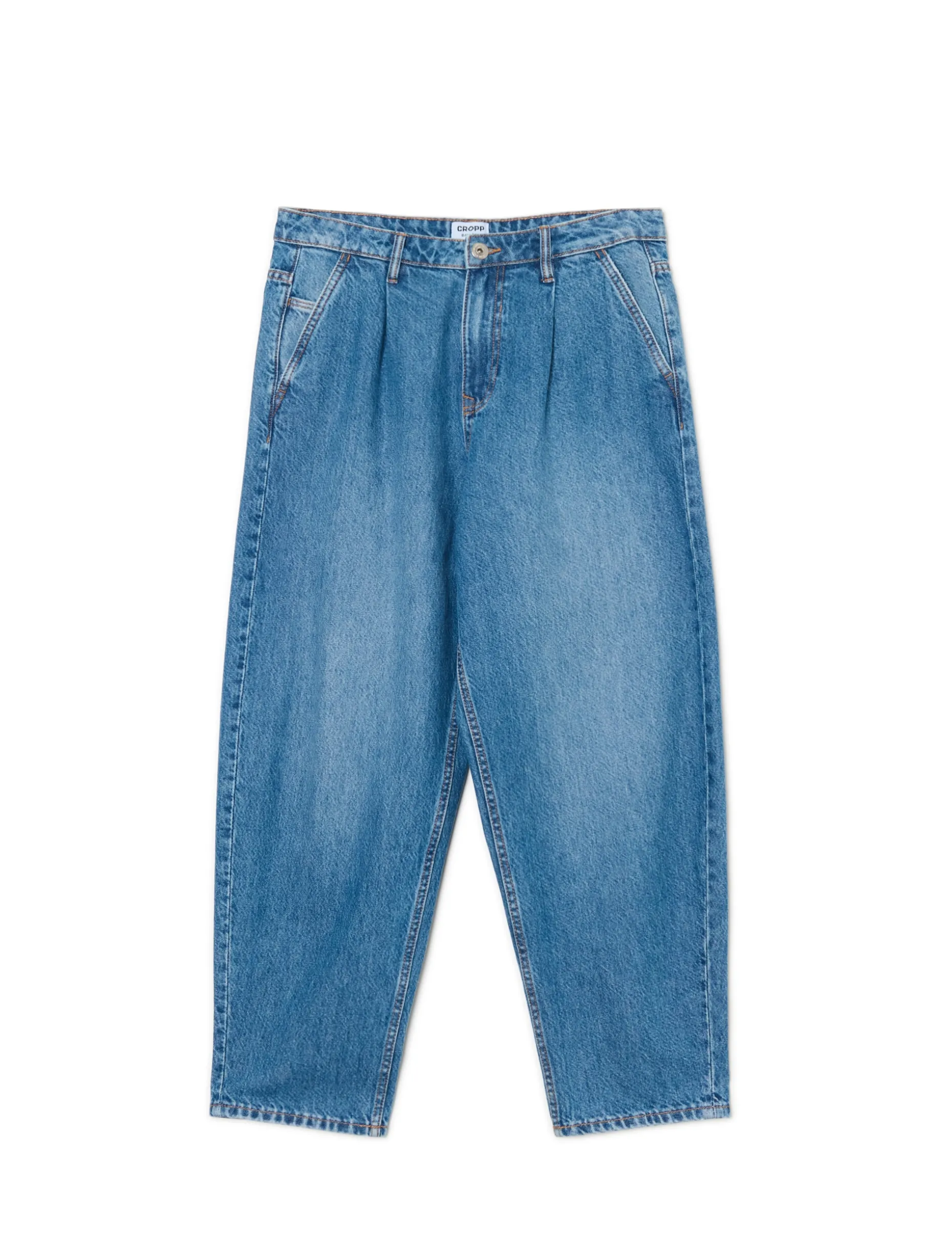 Niebieskie jeansy balloon baggy