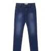 Niebieskie jeansy slim