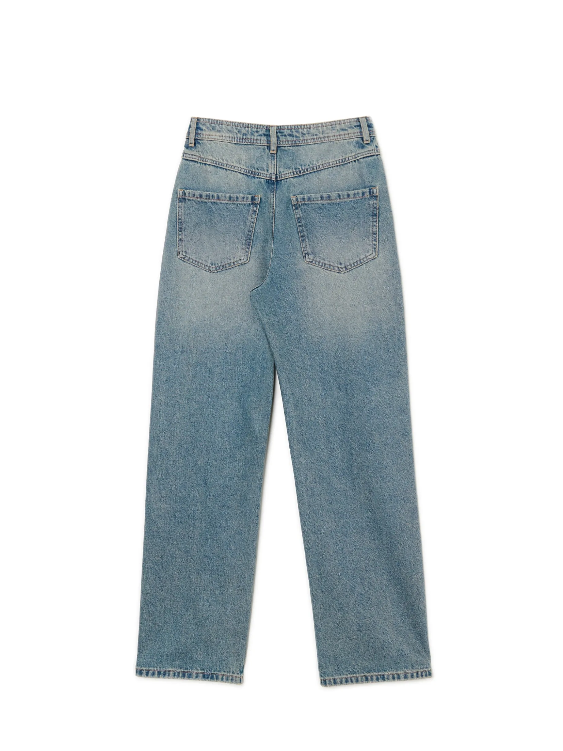 Niebieskie jeansy straight PETITE