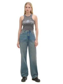 Niebieskie jeansy straight TALL