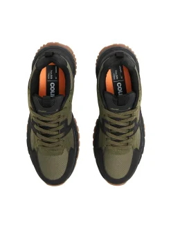 Oliwkowe sneakersy
