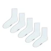 5 pack białych skarpet