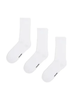 3 pack białych skarpet