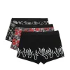 3 pack bokserek w stylu punk rock