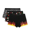 3 pack bokserek z motywem punk rock