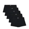 5 pack czarnych bokserek