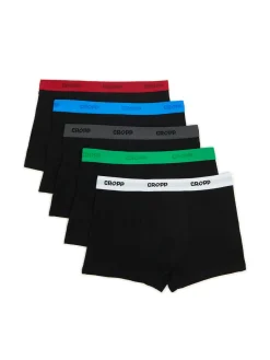 5 pack czarnych bokserek