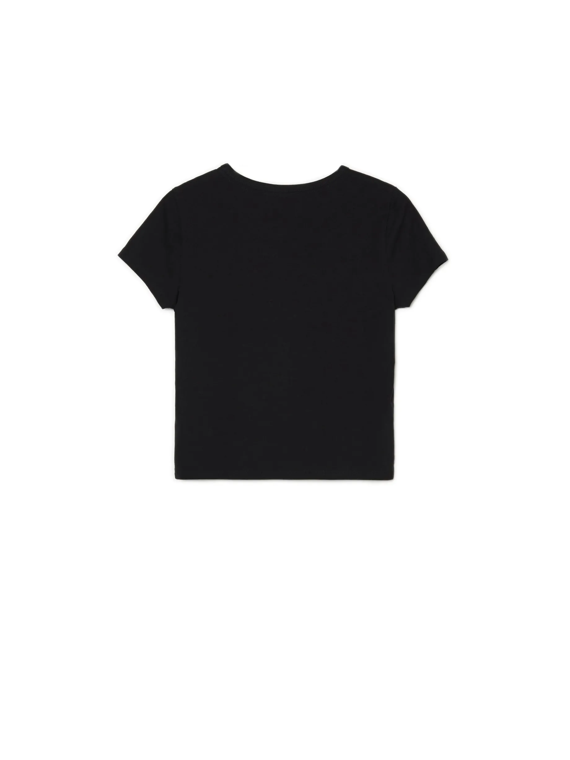 2 pack czarnych gładkich T-shirtów