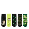 5 pack krótkich skarpet Rick and Morty