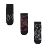 3 pack krótkich skarpet z printem