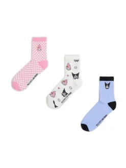 3 pack skarpet My Melody i Kuromi