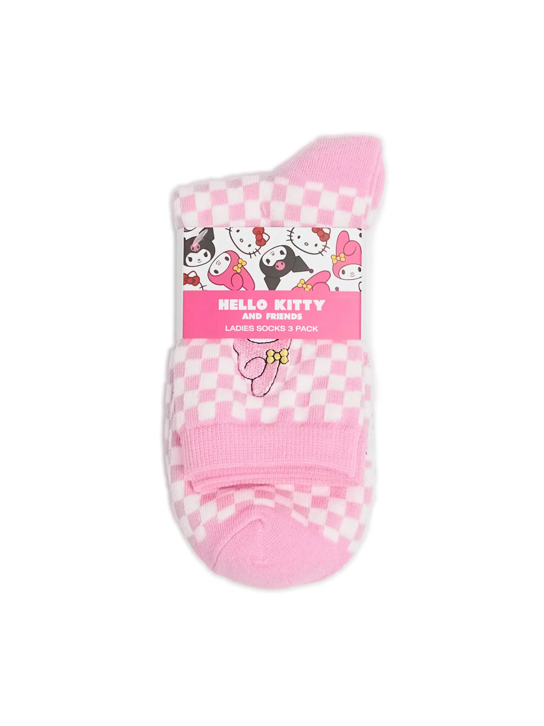 3 pack skarpet My Melody i Kuromi