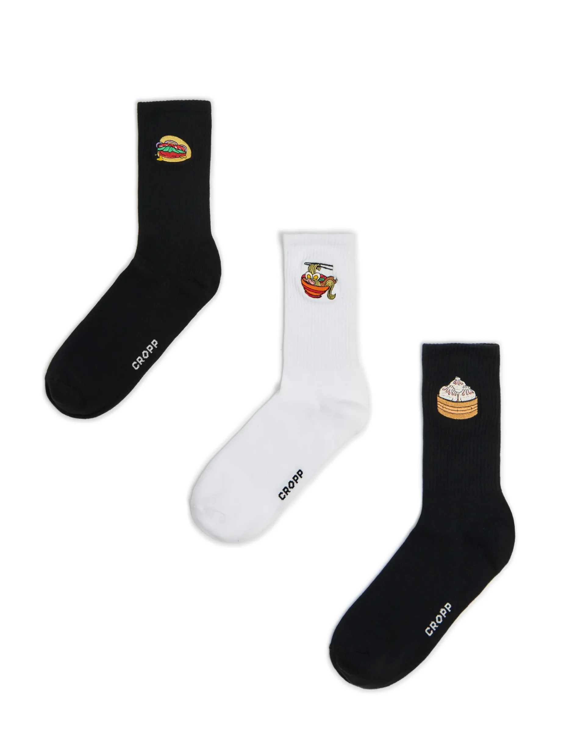 3 pack skarpet z azjatyckim jedzeniem