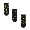 3 pack skarpet z food nadrukiem