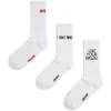 3 pack skarpet ze sloganami