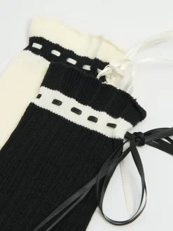 2 pack skarpetek ze wstążkami