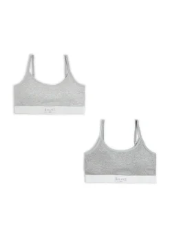2 pack szarych staników