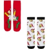 2 pack świątecznych skarpet Simpsonowie