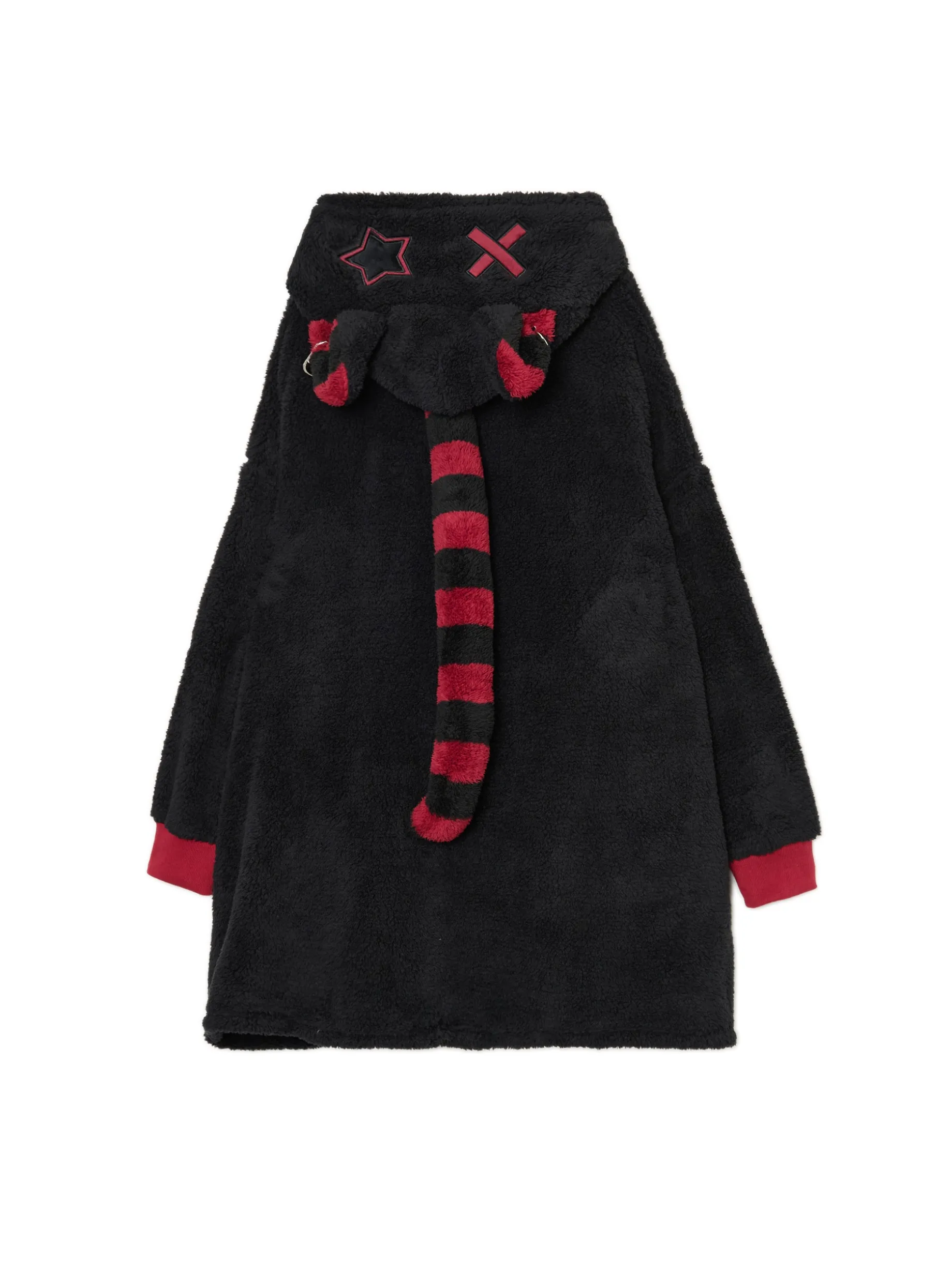 Pluszowa bluza snuddie z kotem
