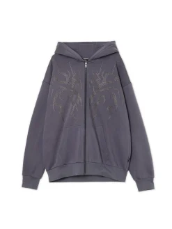 Rozpinana bluza z aplikacją