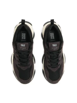 Sneakersy z elementami skórzanymi