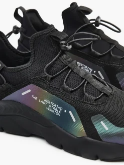 Sneakersy z odblaskowymi detalami