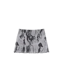 Spódnica mini z efektem tie-dye