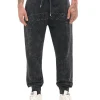Spodnie joggery regular z napisem
