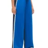 Spodnie wide leg z lampasami