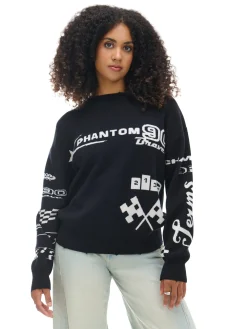 Sweter w racingowym stylu