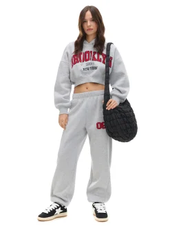 Szara bluza crop