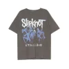 Szara koszulka z nadrukiem Slipknot