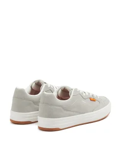 Szare buty sneakersy z grubą podeszwą