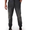 Szare jeansowe joggery