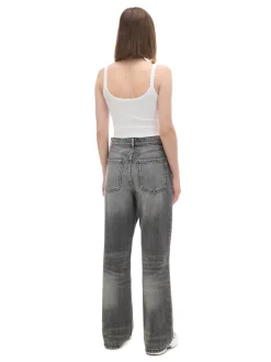 Szare jeansy baggy
