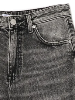 Szare jeansy baggy