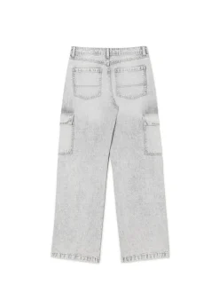 Szare jeansy baggy