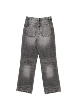 Szare jeansy baggy