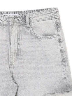 Szare jeansy baggy