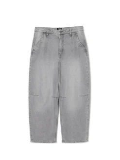 Szare jeansy skater