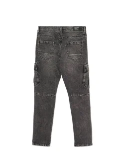 Szare jeansy skinny