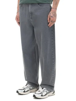 Szare super jeansy baggy