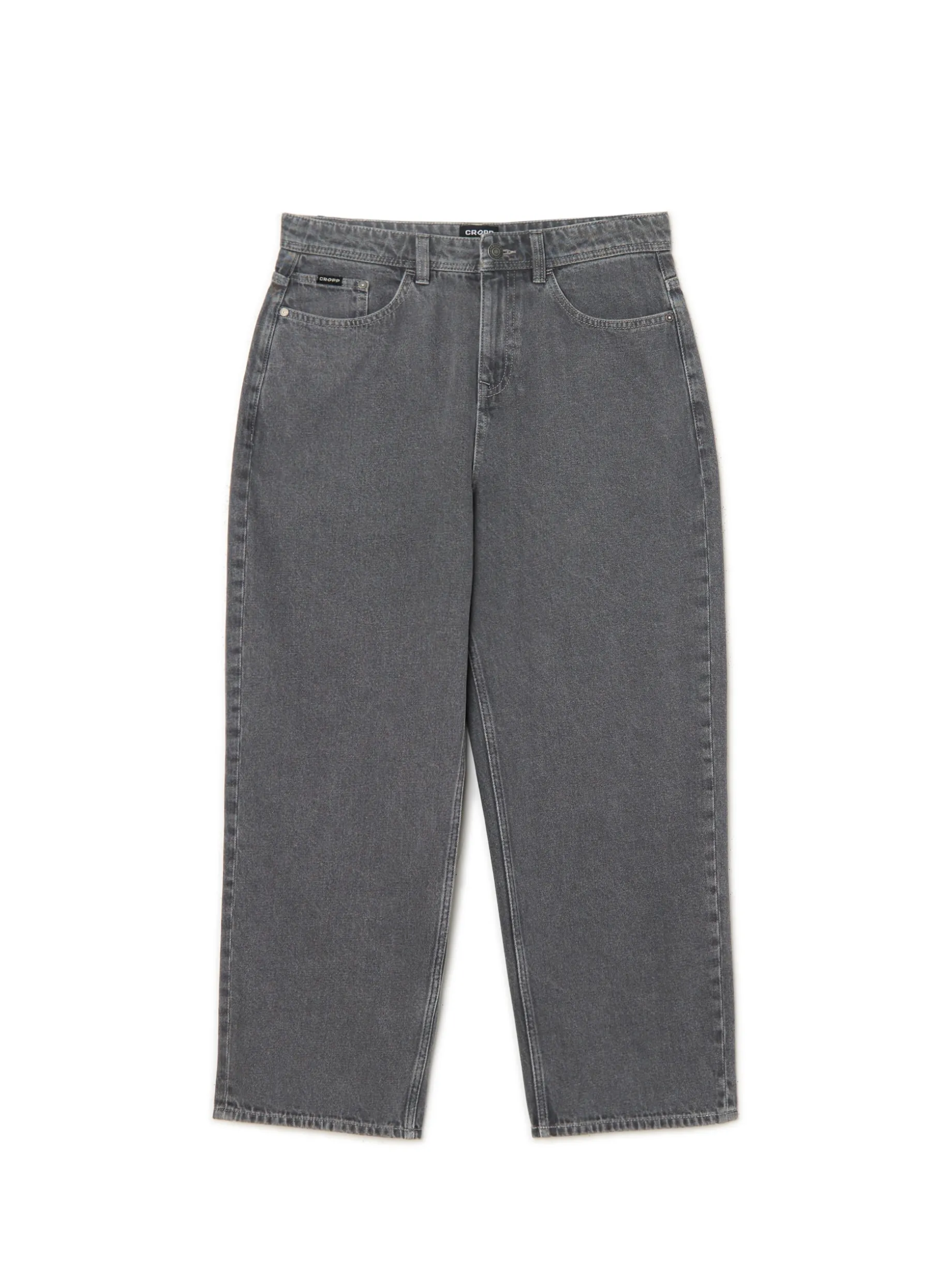 Szare super jeansy baggy