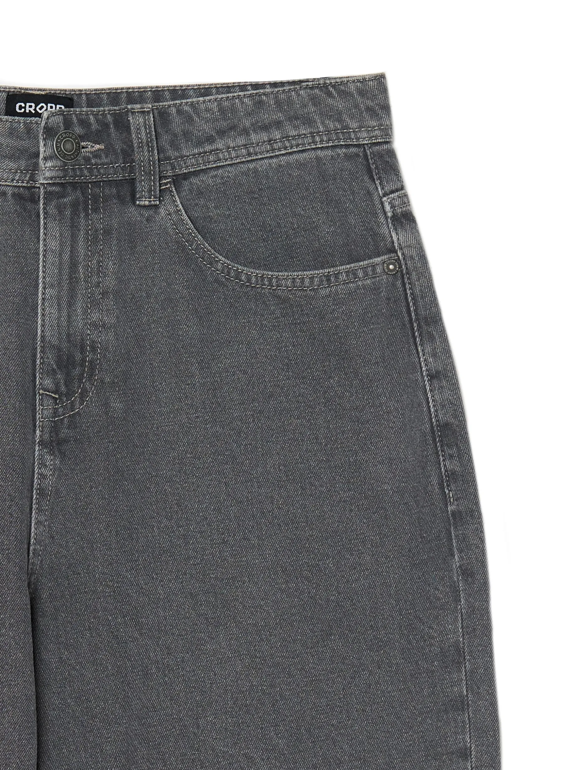Szare super jeansy baggy