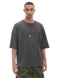 Szary T-shirt basic