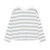 T-shirt longsleeve w paski UNISEX