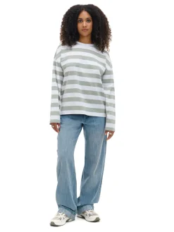 T-shirt longsleeve w paski UNISEX