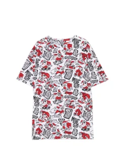 T-shirt z mikołajowymi skaterami